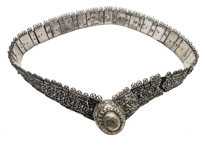 Ottoman / Balkan belt - 910 g - Silver - Ottoman empire - Late Ottoman period