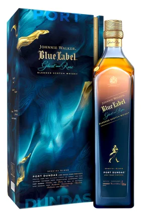 Johnnie Walker Blue Label Ghost and Rare Port Dundas