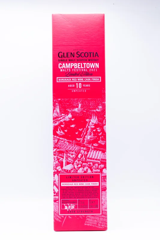 Glen Scotia – 10 Year Old Campbeltown Malts Festival 2021 Bordeaux Red Wine Finish