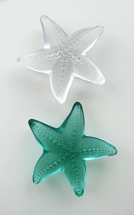 Lalique - Sculpture, Lalique Oceania Starfish - 3.5 cm - Crystal