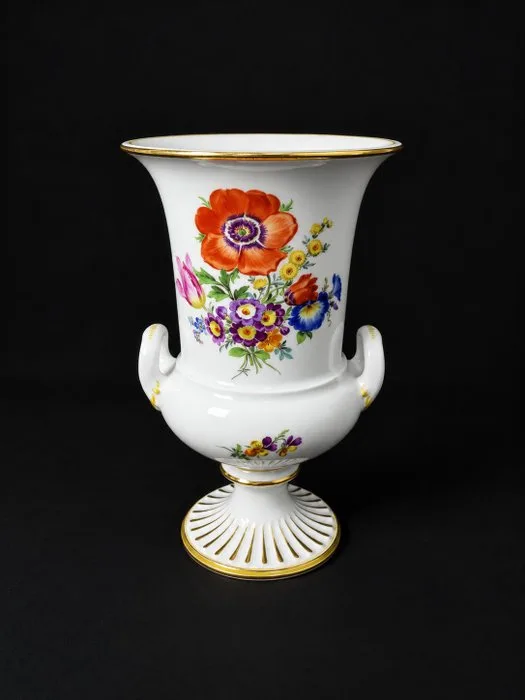 Meissen - Blume 5 - Vaso - H.19cm - 1.Wahl - In ottime condizioni - Vase - Porcelain