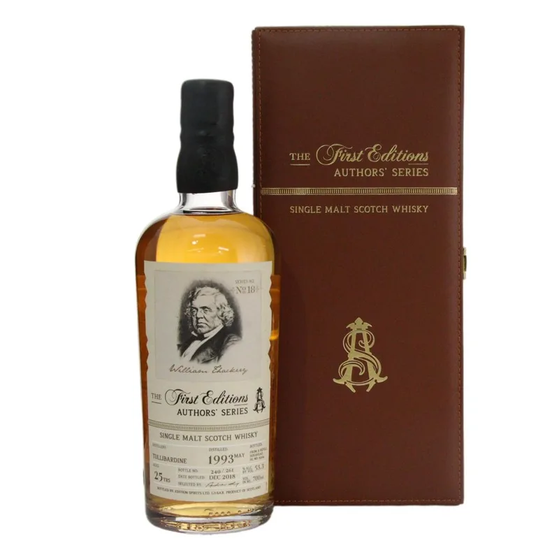 Tullibardine – 1993 First Editions 25 Year Old Author's Series No.18 - William Thackeray (70cl, 53.30%)