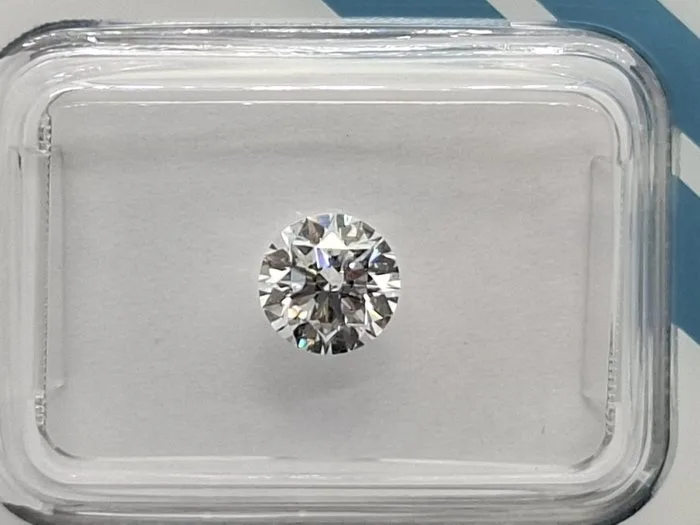 1 pcs Diamond (Natural) - 0.80 ct - Round - D (colourless) - SI1 - International Gemological Institute (IGI)