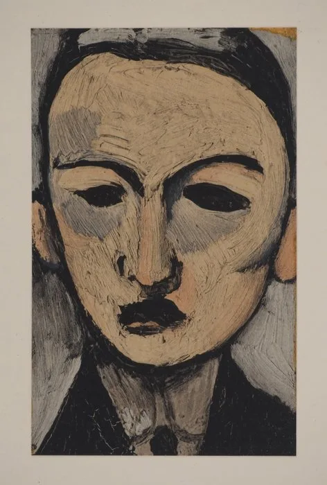 Henri Matisse (1869-1954) - Portrait aux yeux noirs