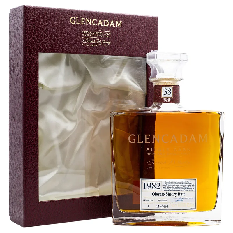 Glencadam – 38 Years Old 1982/2021 Cask 1 Highland Single Malt Scotch Whisky (70cl, 50.1%)