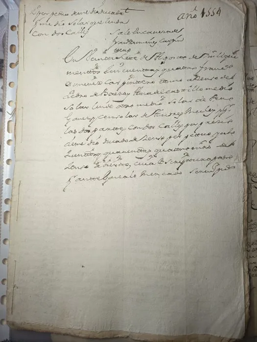 Spain - Document - Encabezado - 1554