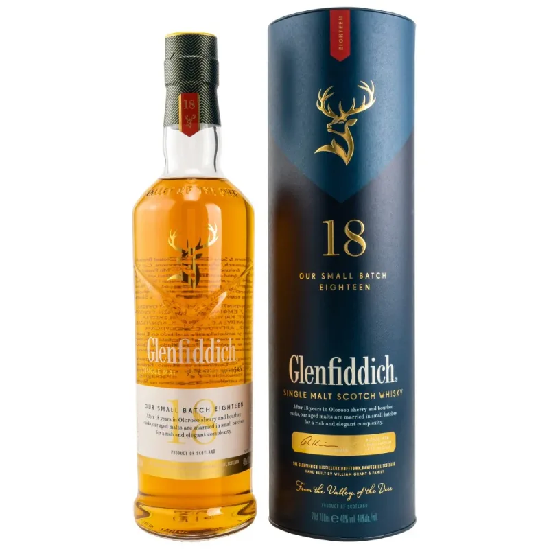 Glenfiddich – 18 Year Old Our Small Batch (70cl, 40%)