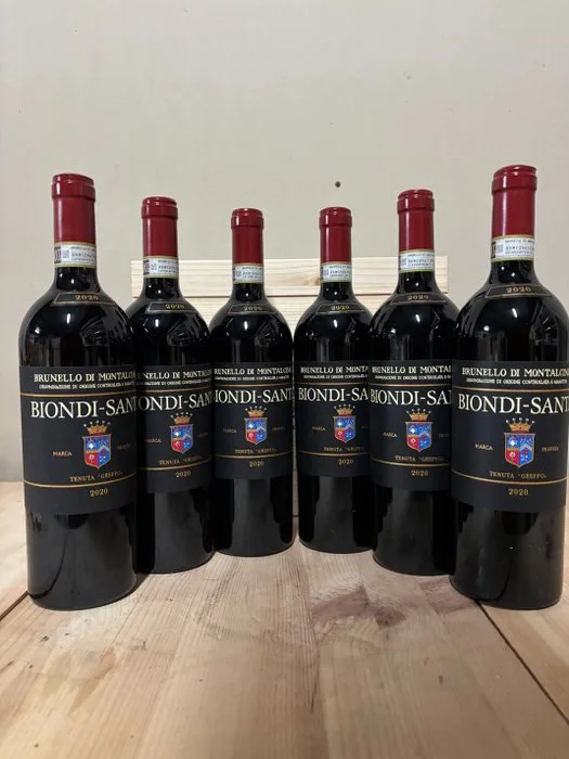 2020 Biondi Santi, Tenuta Greppo - Brunello di Montalcino DOCG - 6 Bottle (0.75L)