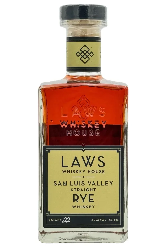 A.D. Laws San Luis Valley Rye Whiskey (75cl, 47.5%)