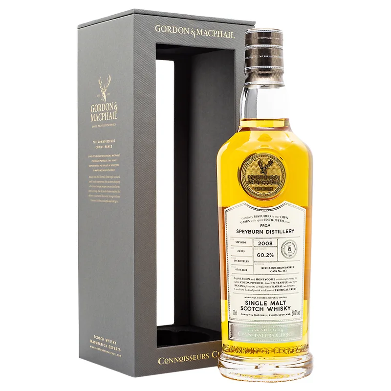 Gordon & MacPhail Speyburn Aged 15 Years 2008/2024 Cask 563 Single Malt Scotch Whisky (70cl, 60.2%)