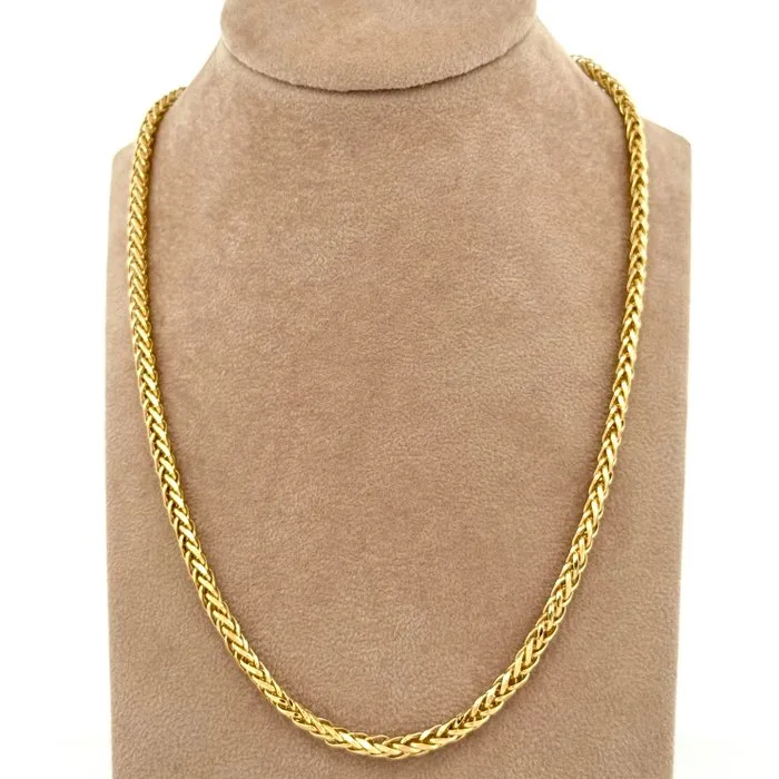 Necklace - 18 kt. Yellow gold - Spiga - 50 cm