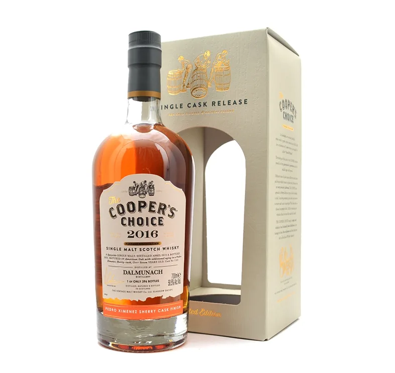 Dalmunach – 7 Year Old 2016/2023 Cooper's Choice (Sherry Cask #1145) (70cl, 58.5%)