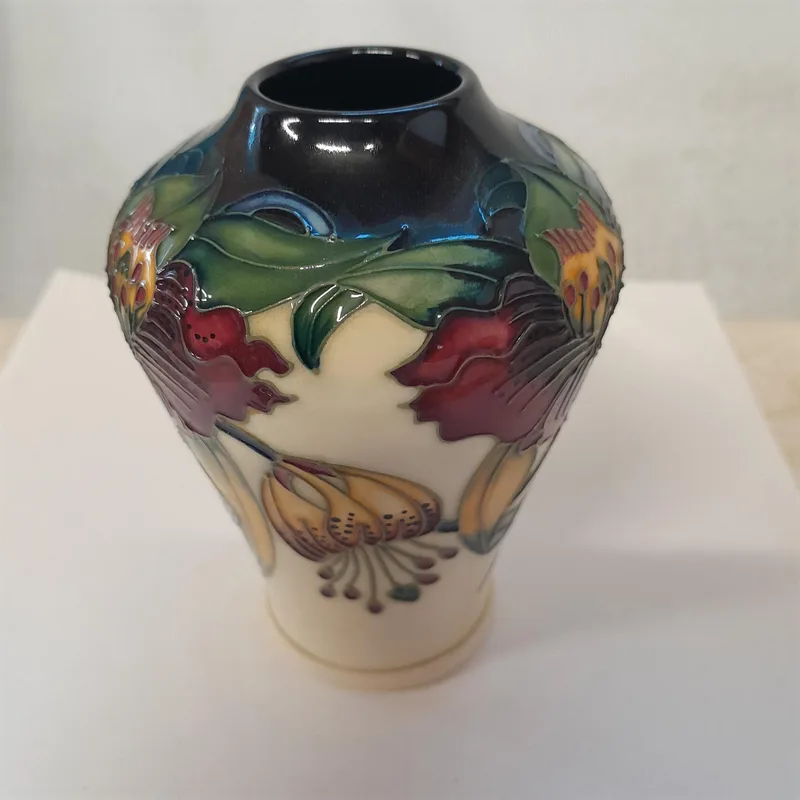 Modern Moorcroft vase in good order, no chips cracks or restoration