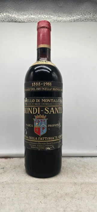 1982 Biondi Santi, Tenuta Greppo - Brunello di Montalcino Riserva - 1 Bottle (0.75L)