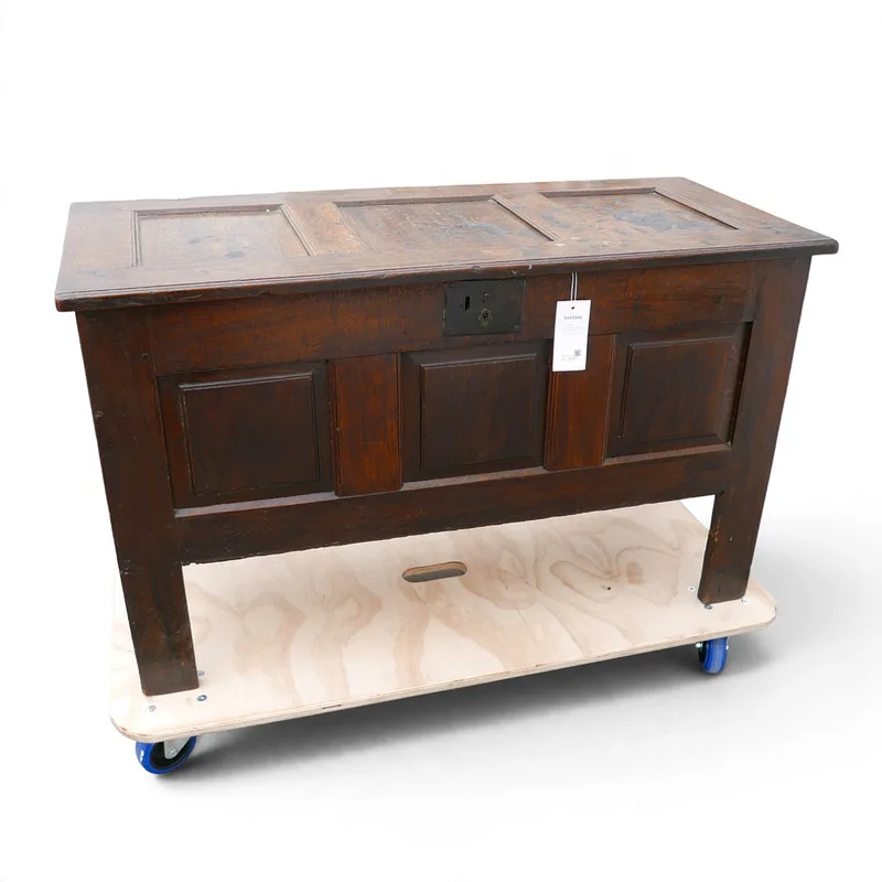 An 18th Century and Later Oak Coffer