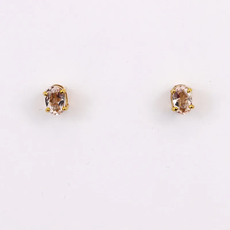 Morganite 9CT Earrings