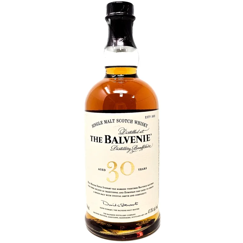 Balvenie – 30 Year Old Single Malt Scotch Whisky (70cl, 47.3%)