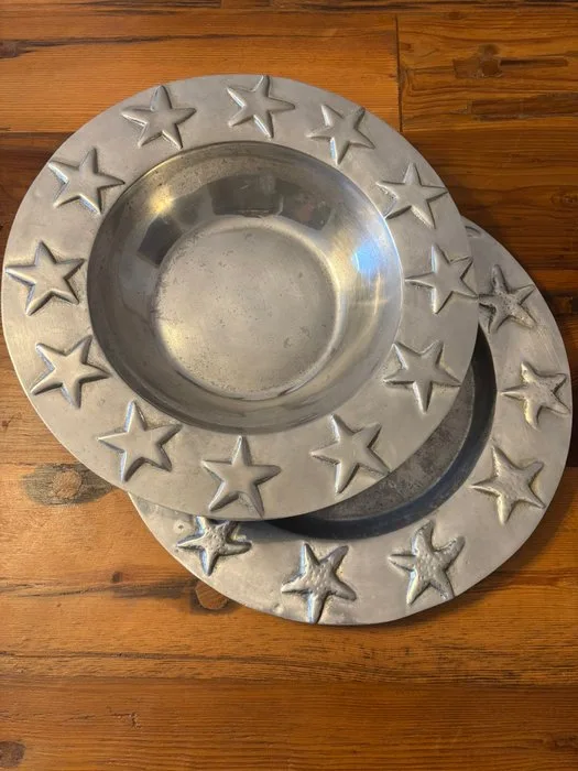 Hecho in Mexico - Tazza (2) - Tin - Large tin goblets
