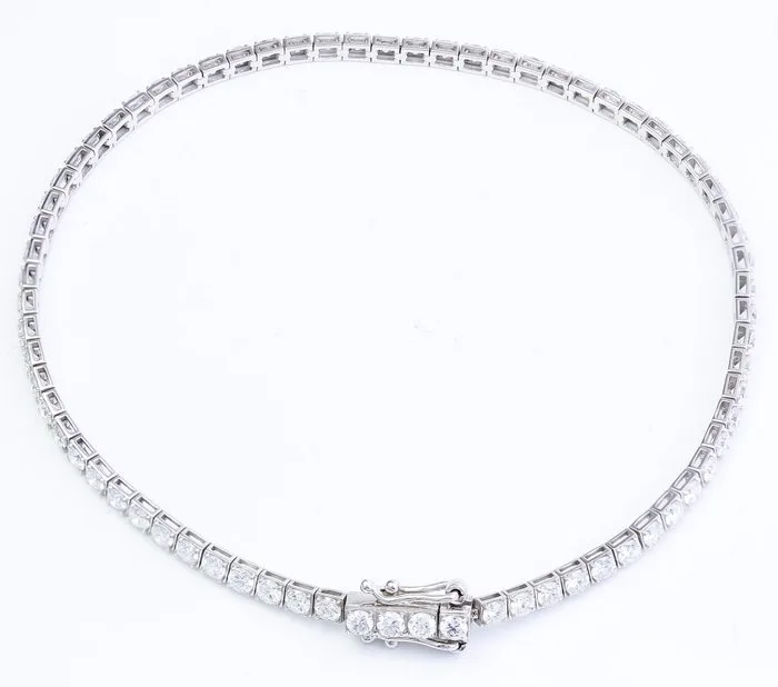 Tennis bracelet - 14 kt. White gold - 2.85ct. tw. Diamond (Lab-grown)