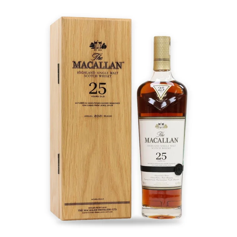 Macallan – 25 Year Old - Sherry Oak - 2021
