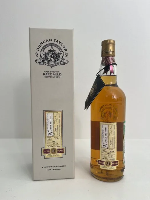 North British 1978 31 years old Single Cask - Cask Strength - Rare Auld - Duncan Taylor - b. 2010 - 700ml