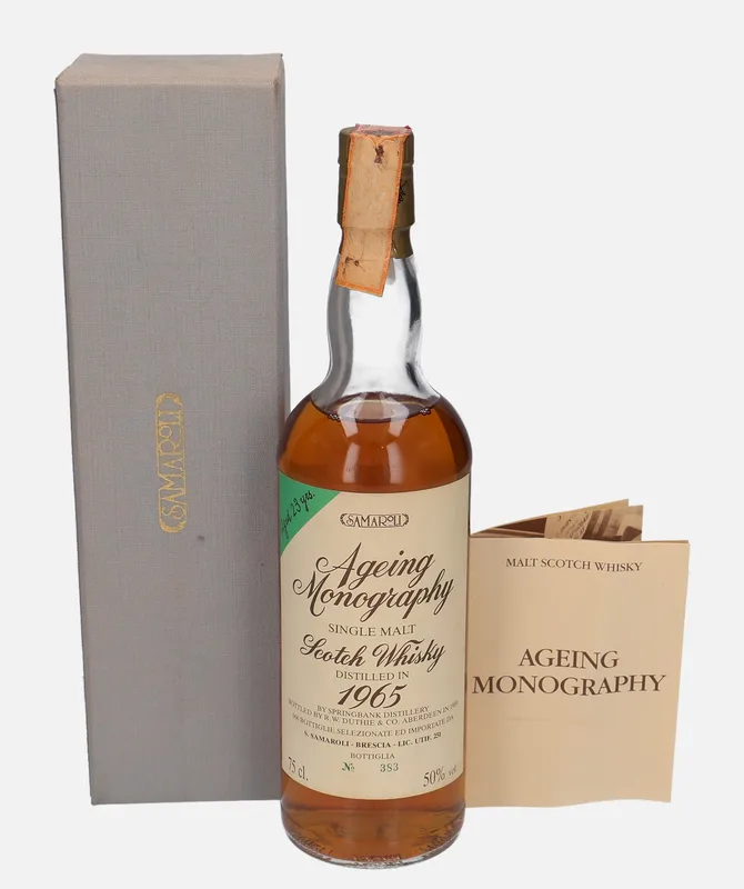 Springbank – 1965 23 Year Old Samaroli Ageing Monography