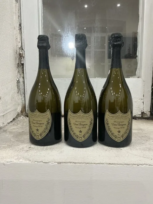 2018 Dom Pérignon - Champagne Brut - 3 Bottles (0.75L)