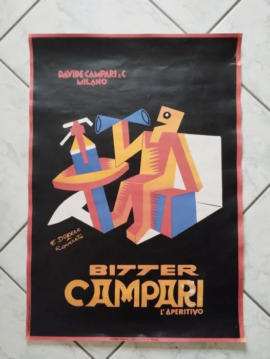 Fortunato Depero - Bitter Campari - 1970s