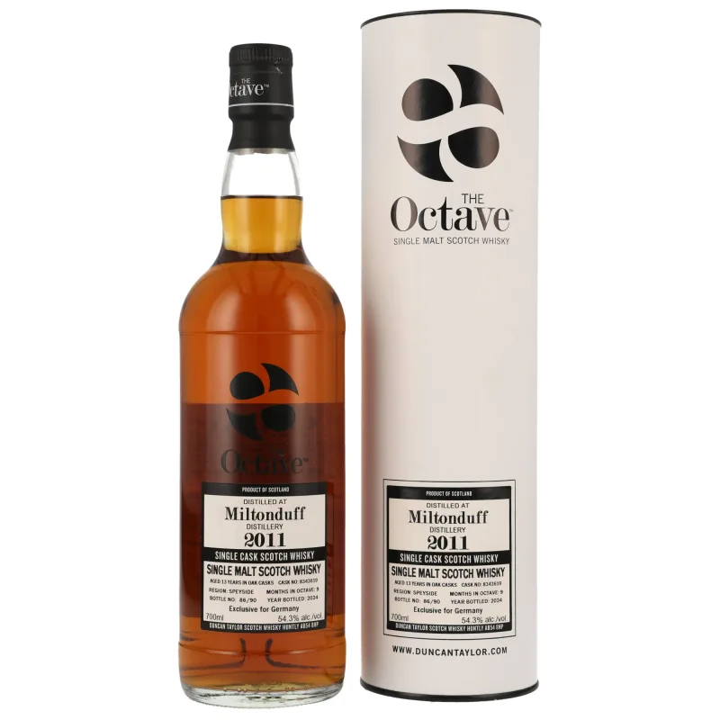 Miltonduff – 2011/2024 13 Year Old Single Cask Collection, Duncan Taylor, Cask 8343619