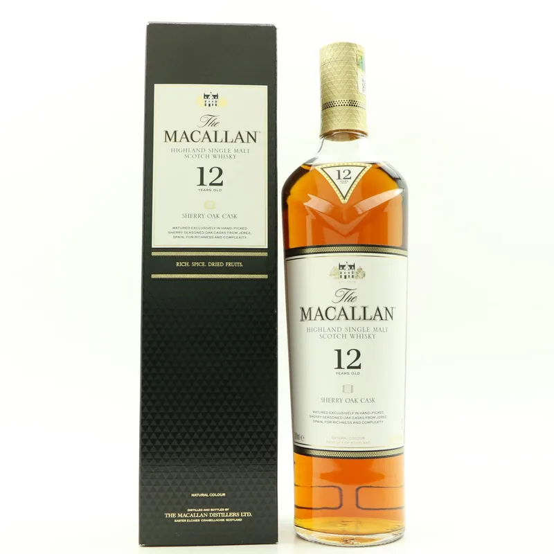 Macallan – 12 Year Old Sherry Oak (70cl, 40%)