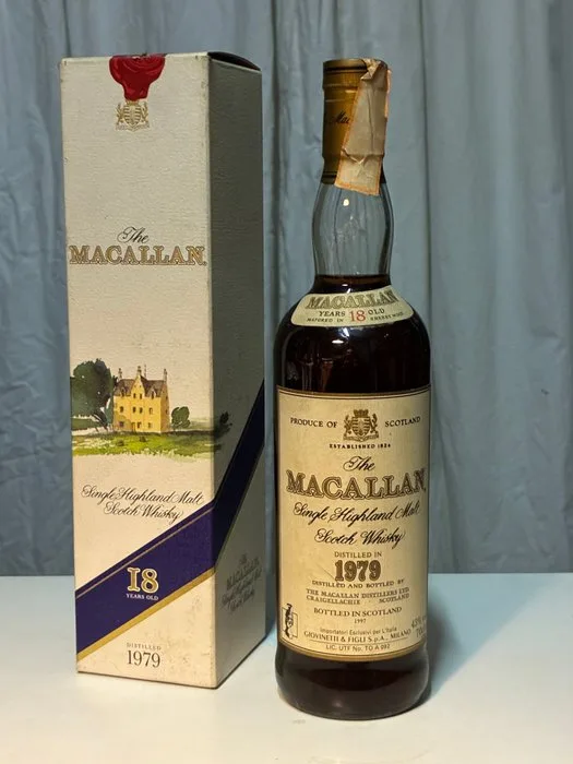 Macallan 1979 18 years old Sherry Wood - b. 1997 - 70cl