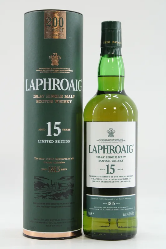 Laphroaig – 15 Years Old - 200th Anniversary Limited Edition