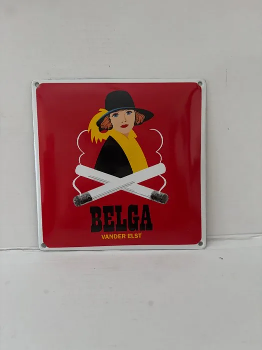 Belgian - Enamel plate - Steel