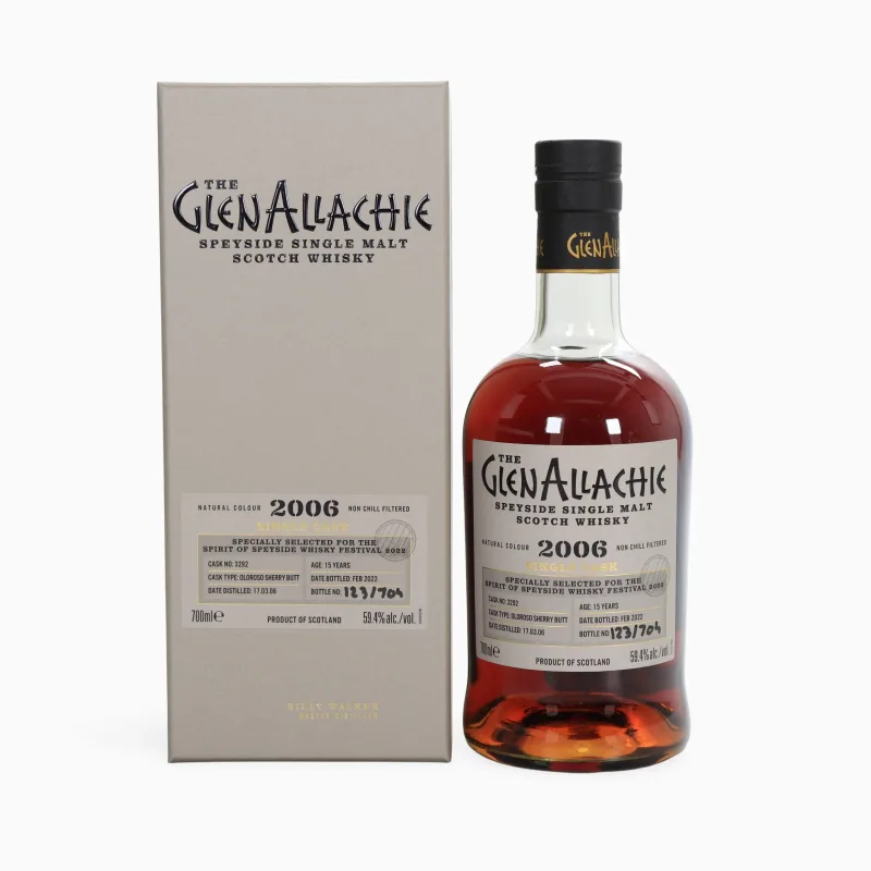 Glenallachie – 15 Year Old (2006) Single Cask #3292 (Spirit of Speyside Whisky Festival 2022)