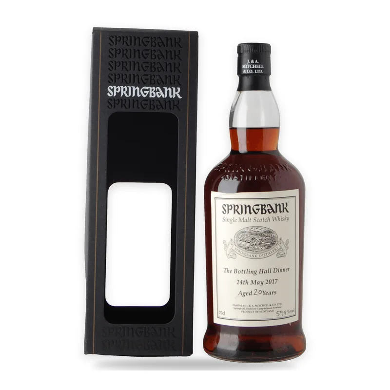 Springbank 20 Year Old - Bottling Hall Dinner 2017