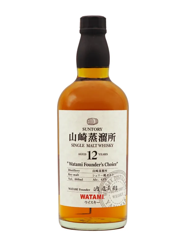 Yamazaki – 12 Year Old Watami Founder's Choice (66cl, 43%)