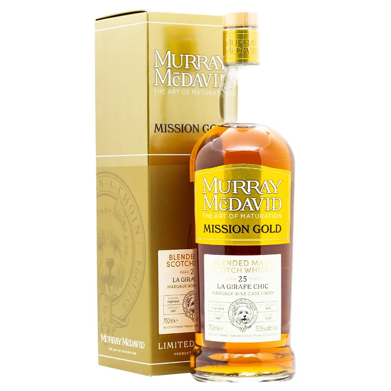 Murray McDavid La Girafe Chic 25 Years 1997/2023 Margaux Wine Cask Finish (70cl, 51.5%)