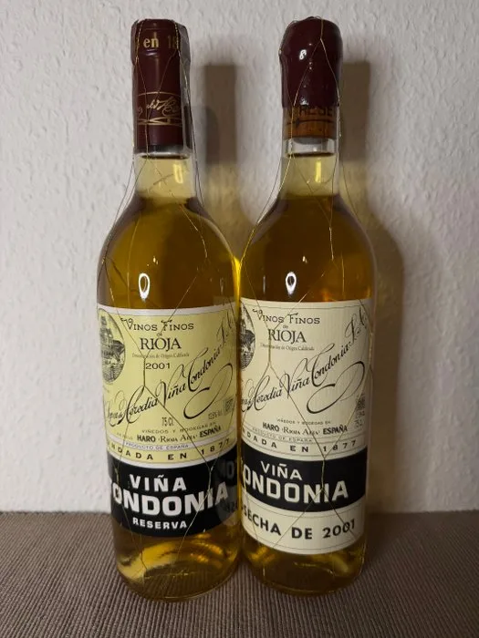 2001 R. Lopez de Heredia, Viña Tondonia Blanco - Rioja Reserva, Gran Reserva - 2 Bottles (0.75L)