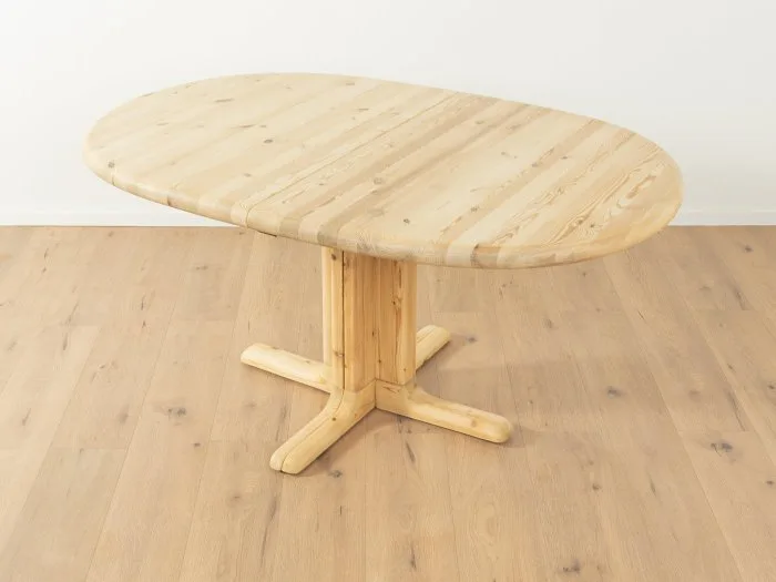 Dining table - Pinewood - 1980s Dining table - top made of solid bleached pine wood