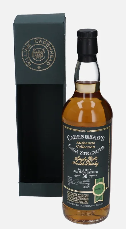 Glenfarclas – 1988 30 Year Old Wm. Cadenhead Authentic Collection (70cl, 50.9%)