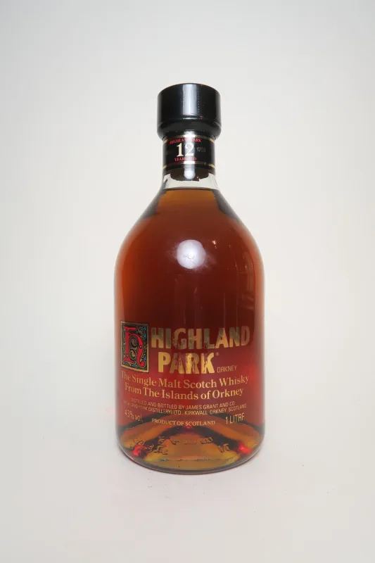 James Grant's Highland Park 12 Year Old Orkney Single Malt Scotch Whisky, 1980s