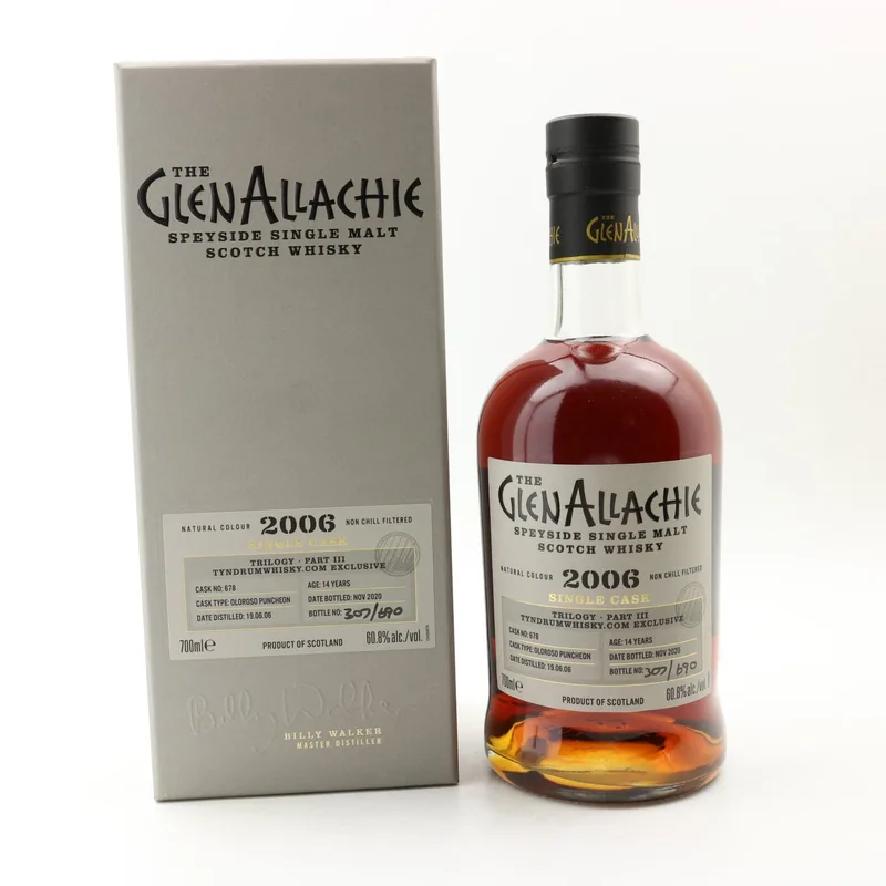 Glenallachie – 2006 14 Year Old Single Cask #678 Trilogy Part 3 Tyndrumwhisky.com Exclusive (70cl, 60.8%)