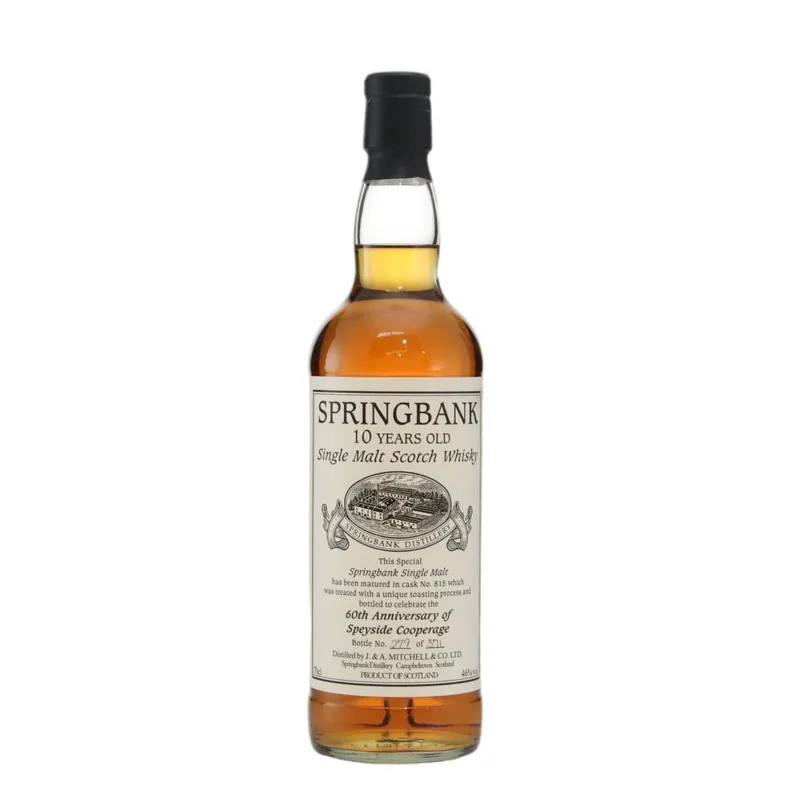 Springbank – 60th Anniversary of Speyside Cooperage 10 Year Old