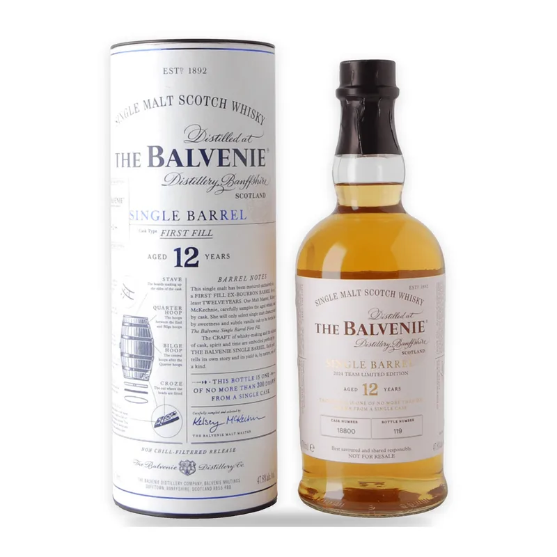 Balvenie 12 Year Old Single Barrel #18800 - 2024 Team Edition