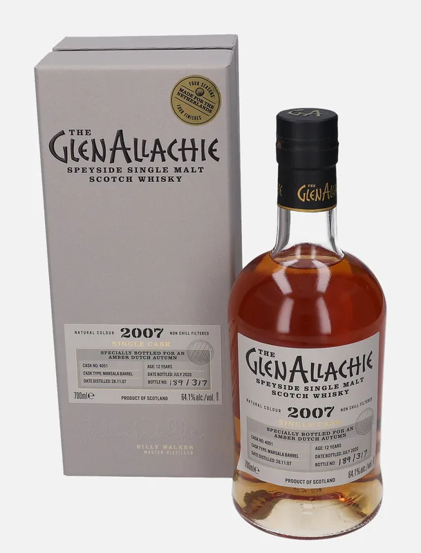 Glenallachie – 2007 12 Year Old Single Cask