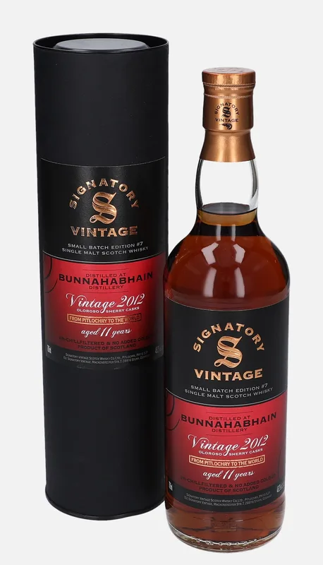 Bunnahabhain – 2012 11 Year Old Signatory Vintage Scotch Whisky Co. Small Batch Edition #7