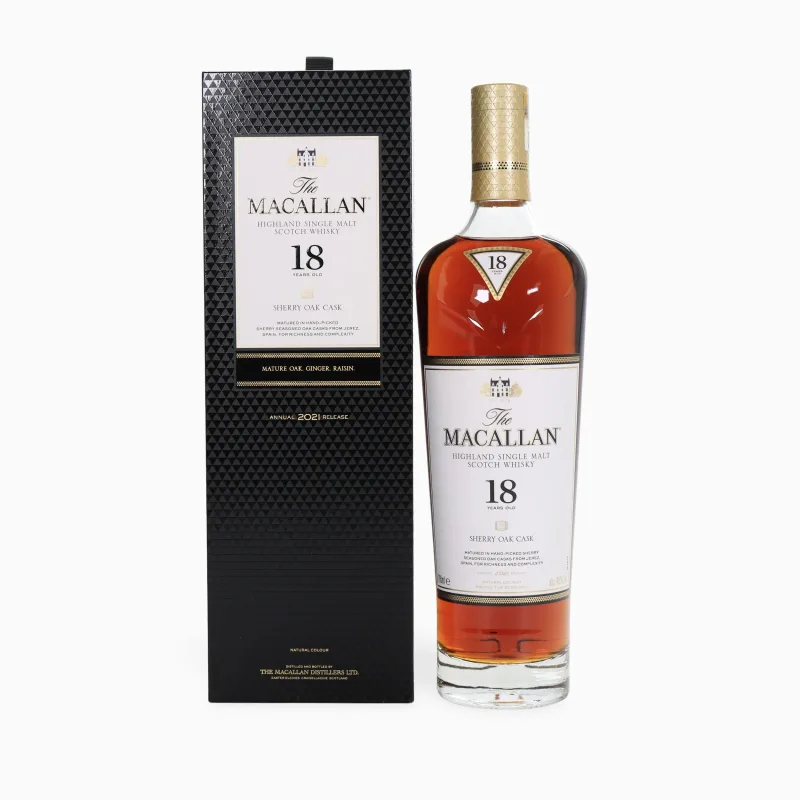 Macallan – 18 Year Old (2021) Sherry Oak