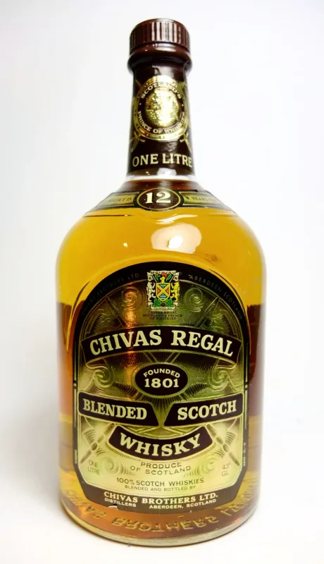 Chivas Regal 12 Year Old Blended Scotch Whisky - 1980s (1L, 43%)
