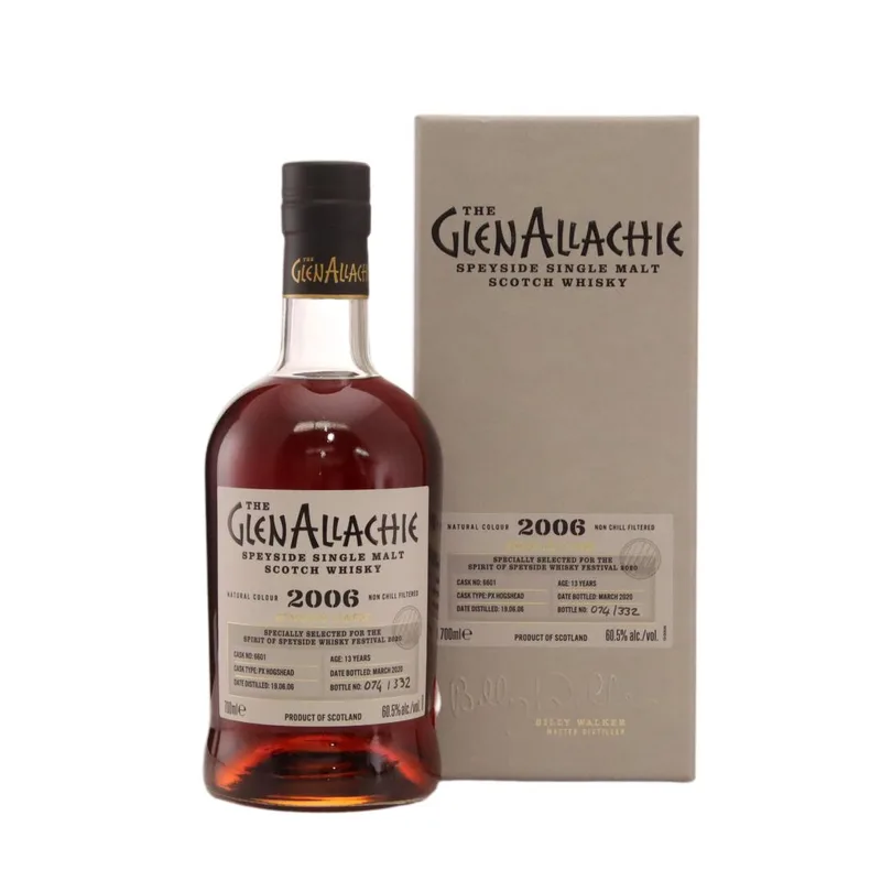 Glenallachie – 2006 Single Cask 13 Year Old (70cl, 60.50%)