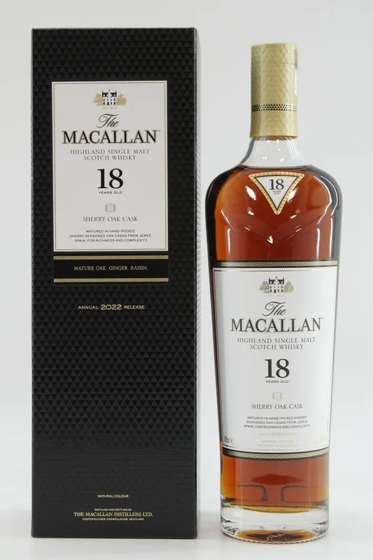 Macallan – 18 Years Old – Sherry Oak – 2018 Release